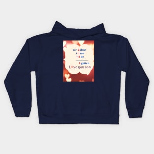 Love you Son Kids Hoodie